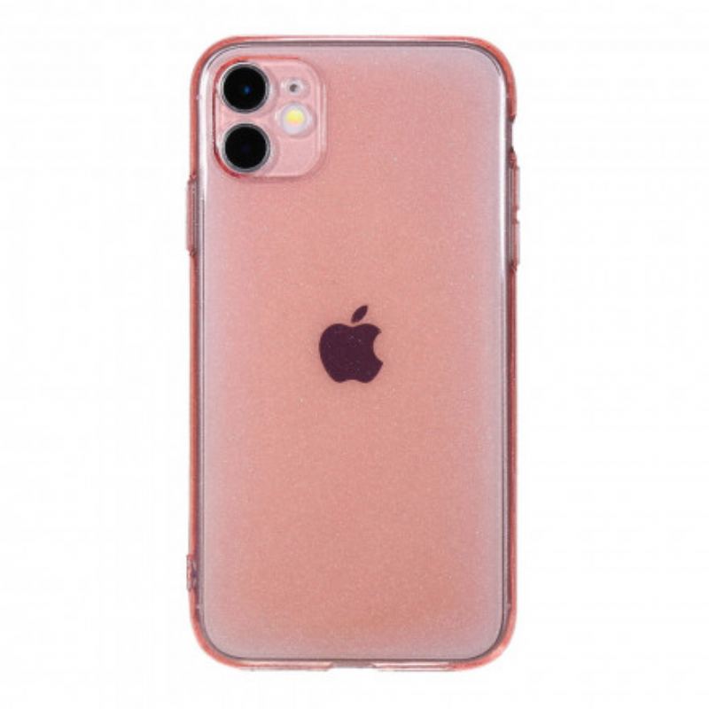 Cover iPhone 11 Fluorescerende Glitter