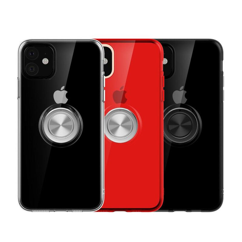 Cover iPhone 11 Gennemsigtig Med Ring-support