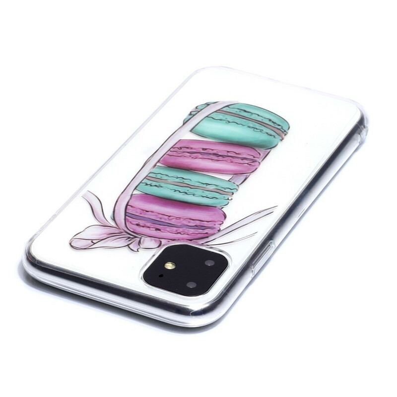 Cover iPhone 11 Gennemsigtige Gourmet Macarons