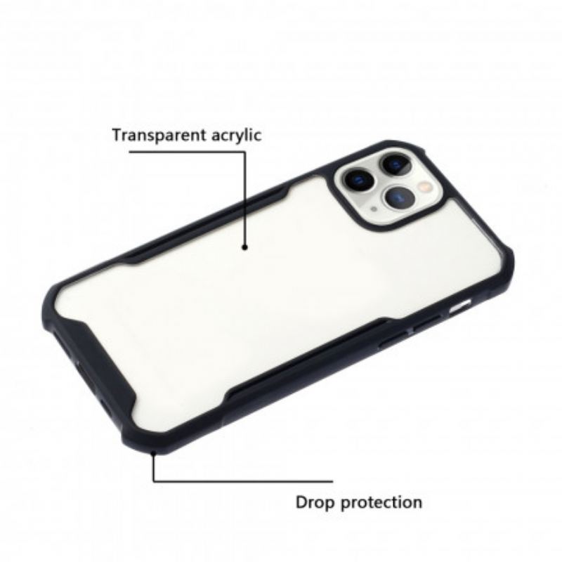 Cover iPhone 11 Hybrid Farvede Kanter