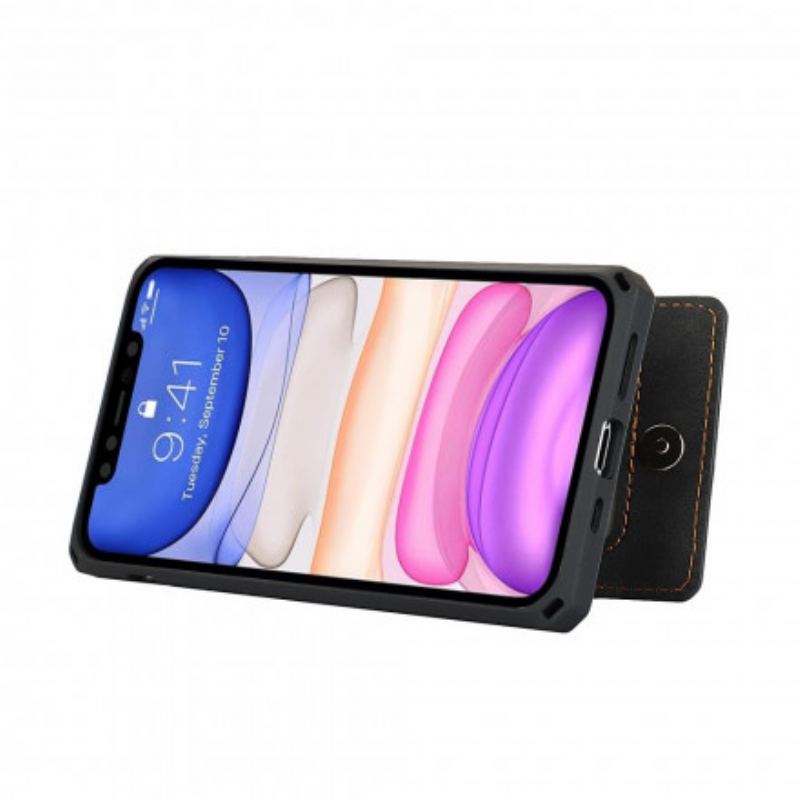 Cover iPhone 11 Lodrette Og Vandrette Støttekortholdere