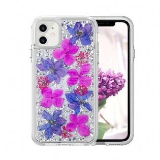 Cover iPhone 11 Luksus Blomsterpailletter