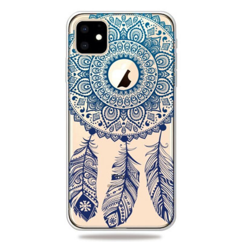 Cover iPhone 11 Mandala Med Enkelt Blomst