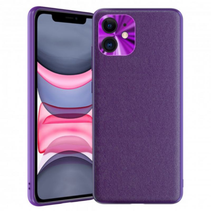 Cover iPhone 11 Stil Læder Farve