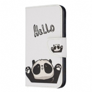 Flip Cover iPhone 11 Hej Panda