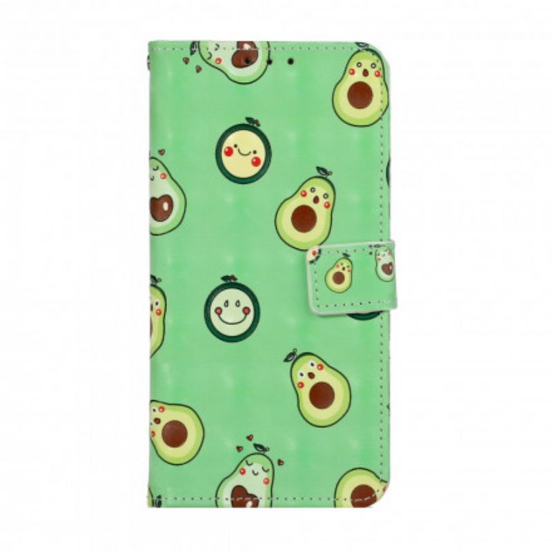 Flip Cover iPhone 11 Med Snor Avocado Justerbar Rem