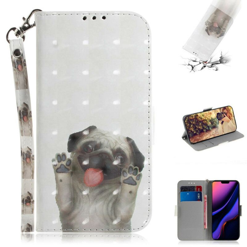 Flip Cover iPhone 11 Med Snor Elsker My Dog Thong