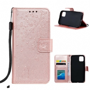 Flip Cover iPhone 11 Med Snor Lanyard Daydream