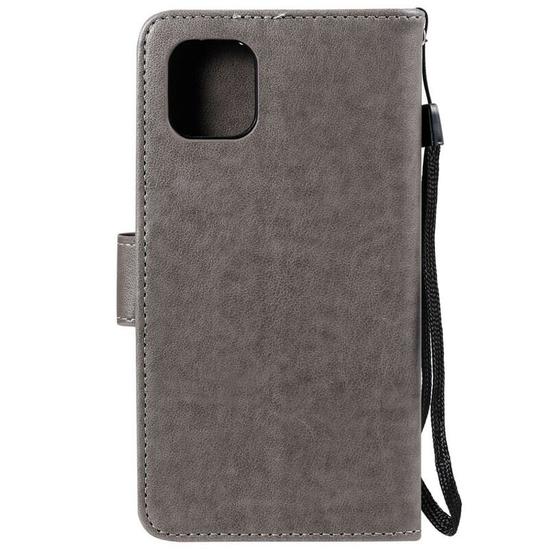 Flip Cover iPhone 11 Med Snor Lanyard Daydream