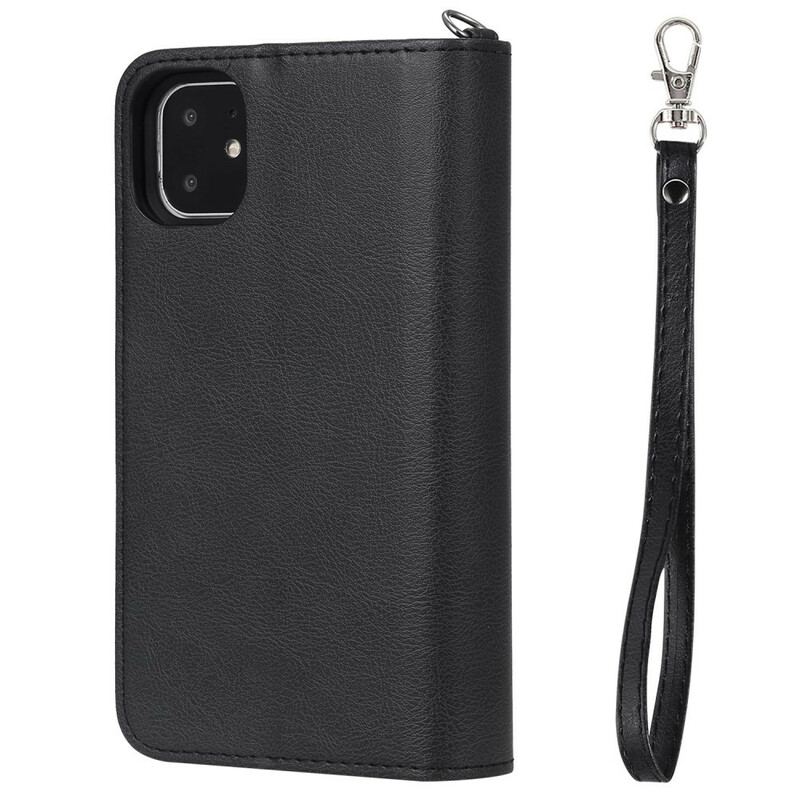 Flip Cover iPhone 11 Punge Etui Aftagelig Tegnebog