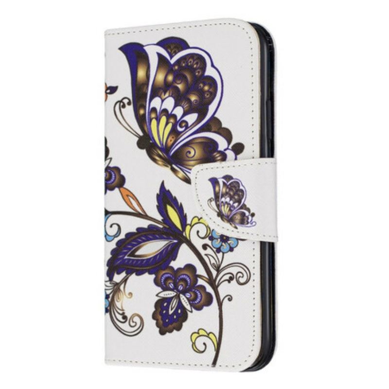 Flip Cover iPhone 11 Sommerfugle Tatovering