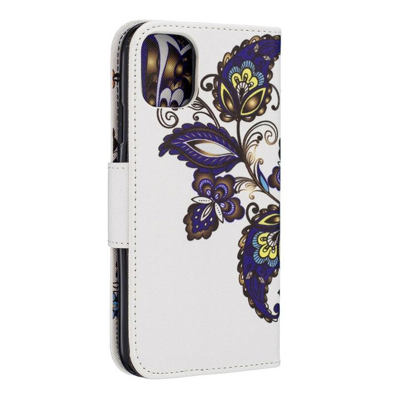 Flip Cover iPhone 11 Sommerfugle Tatovering