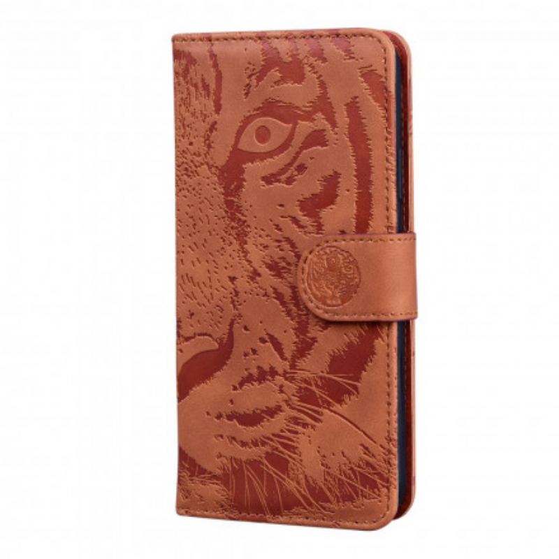 Flip Cover iPhone 11 Tiger Ansigtsprint