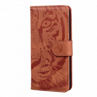 Flip Cover iPhone 11 Tiger Ansigtsprint