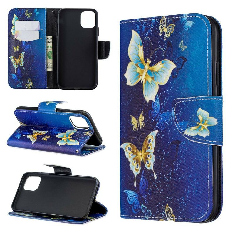 Flip Cover iPhone 11 Utrolige Sommerfugle