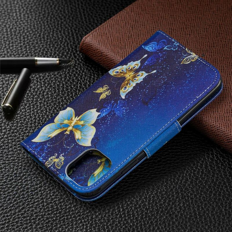 Flip Cover iPhone 11 Utrolige Sommerfugle