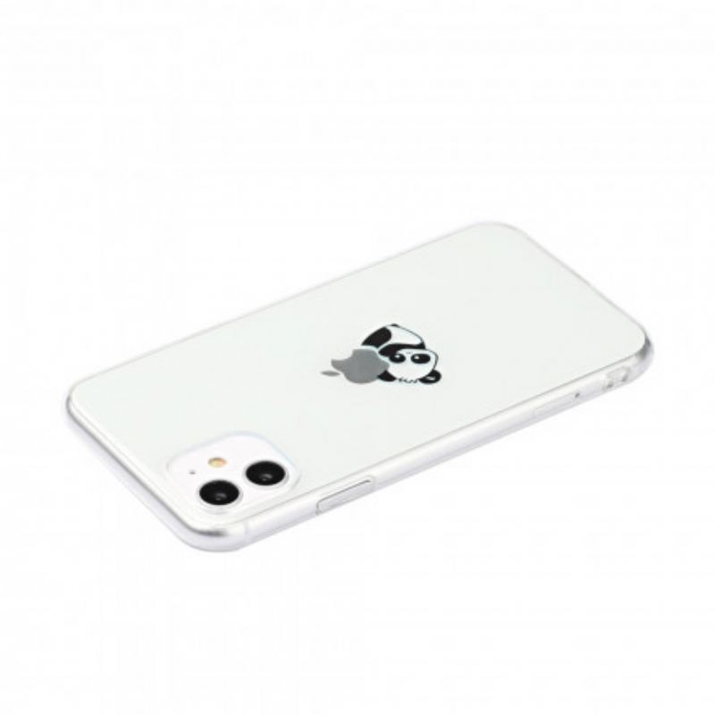 Mobilcover iPhone 11 Panda Logo Spil