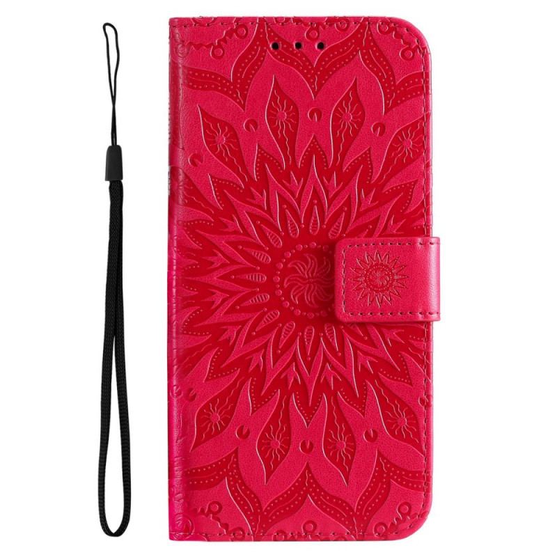 Flip Cover Vivo V23 5G Mandala Sun Med Snor