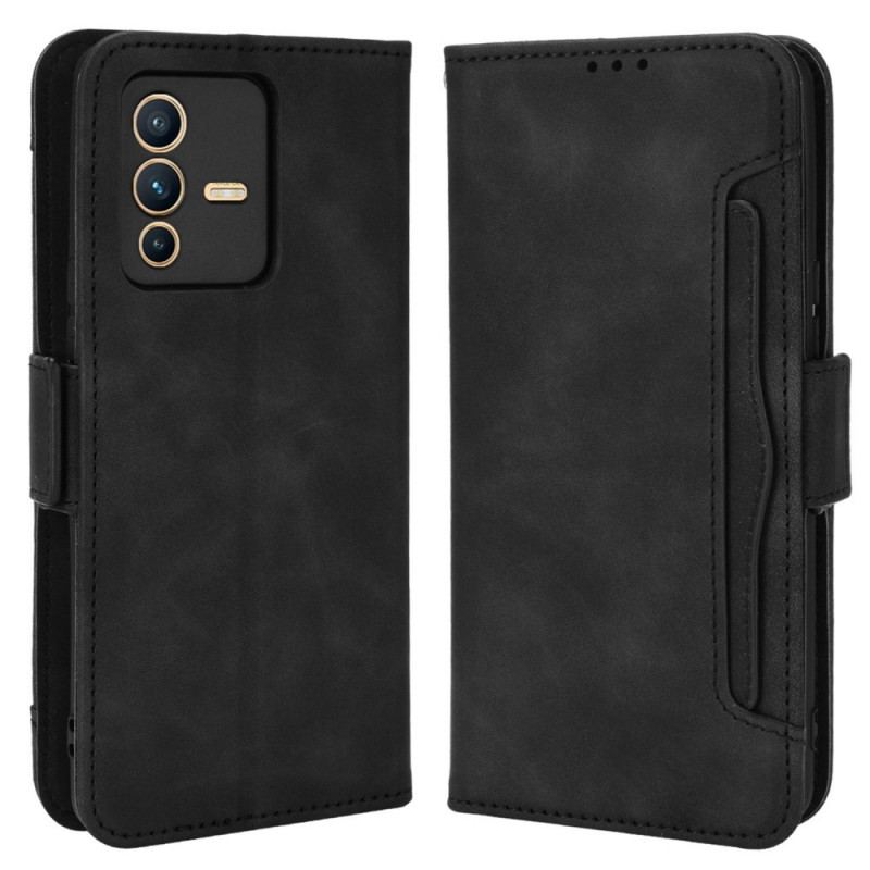 Læder Cover Vivo V23 5G Multi-kort