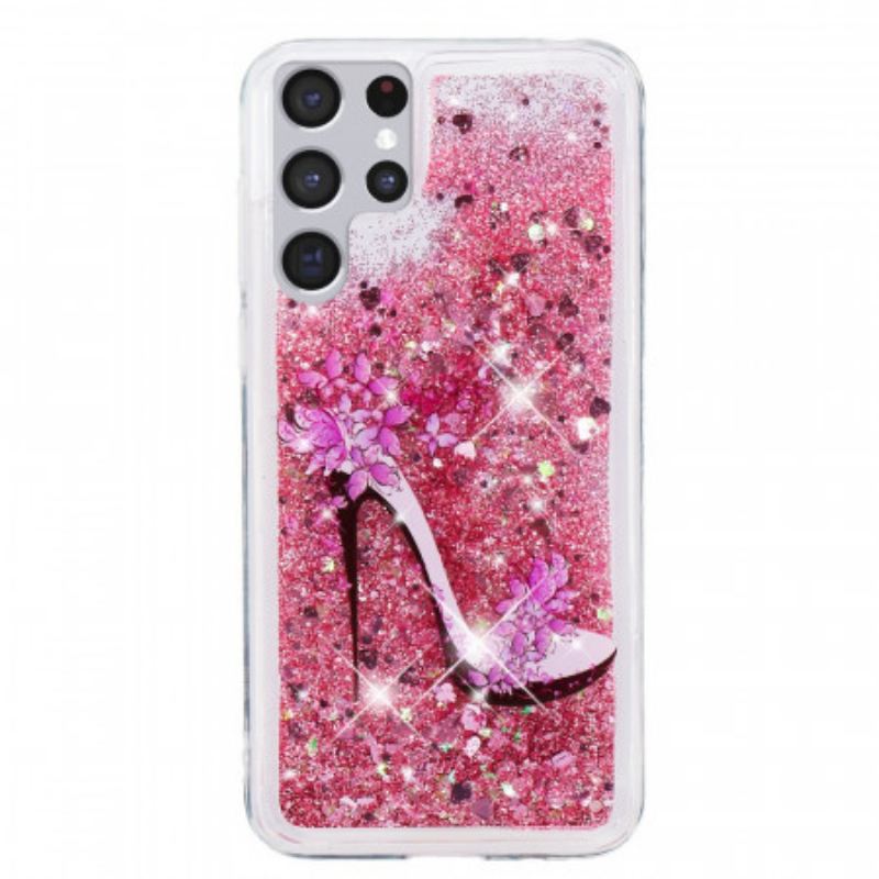 Cover Samsung Galaxy S22 Ultra 5G Glitter Pumpe