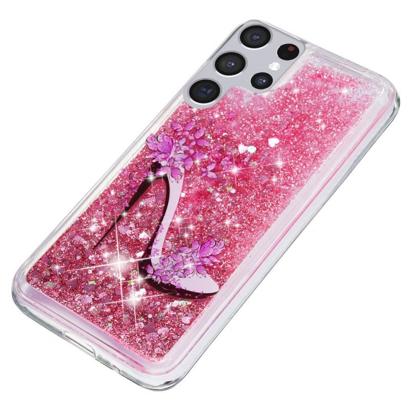 Cover Samsung Galaxy S22 Ultra 5G Glitter Pumpe