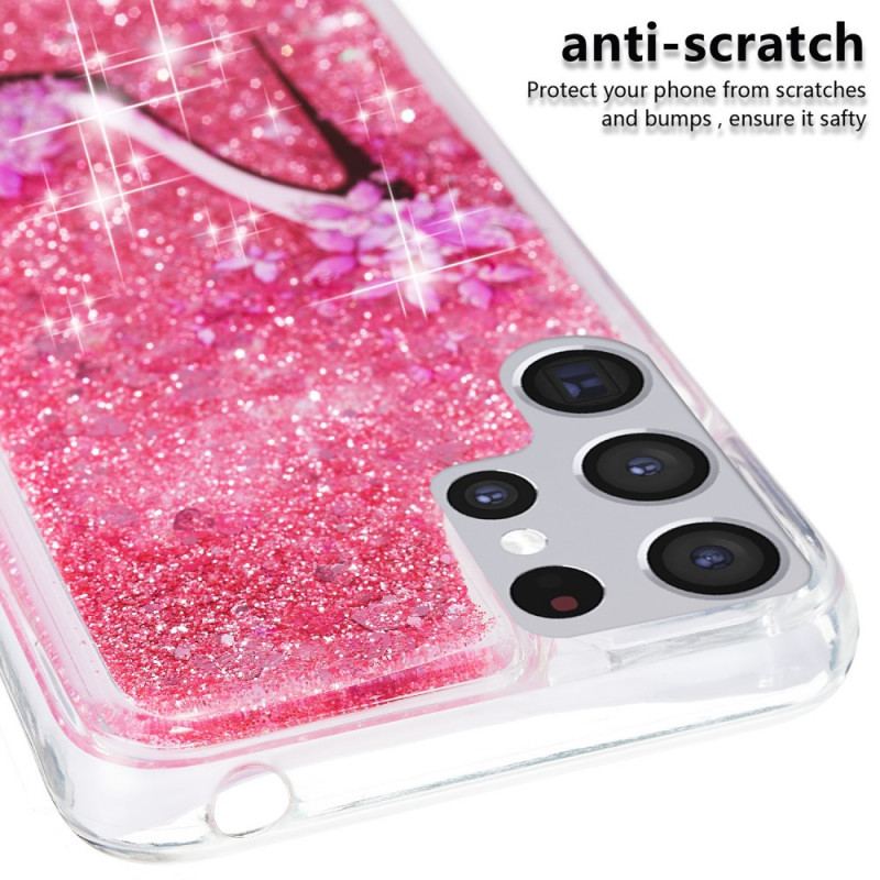 Cover Samsung Galaxy S22 Ultra 5G Glitter Pumpe