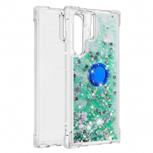 Cover Samsung Galaxy S22 Ultra 5G Glitter Ring-bracket