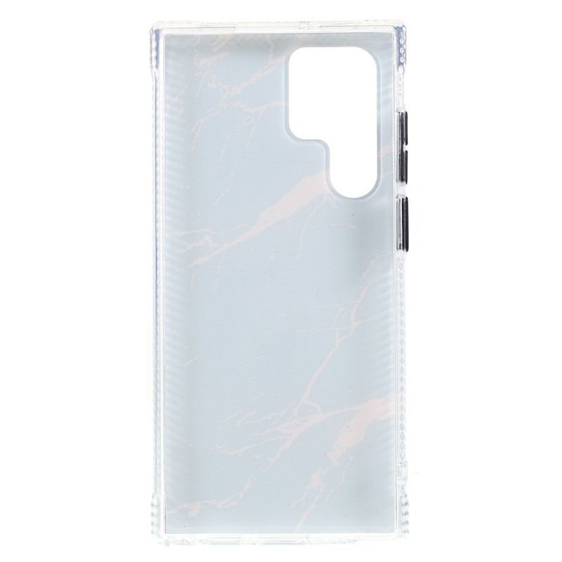 Cover Samsung Galaxy S22 Ultra 5G Marmoreret Hybrid