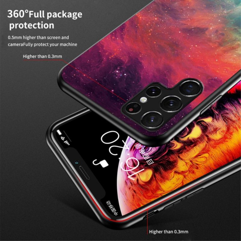 Cover Samsung Galaxy S22 Ultra 5G Skønhed Hærdet Glas