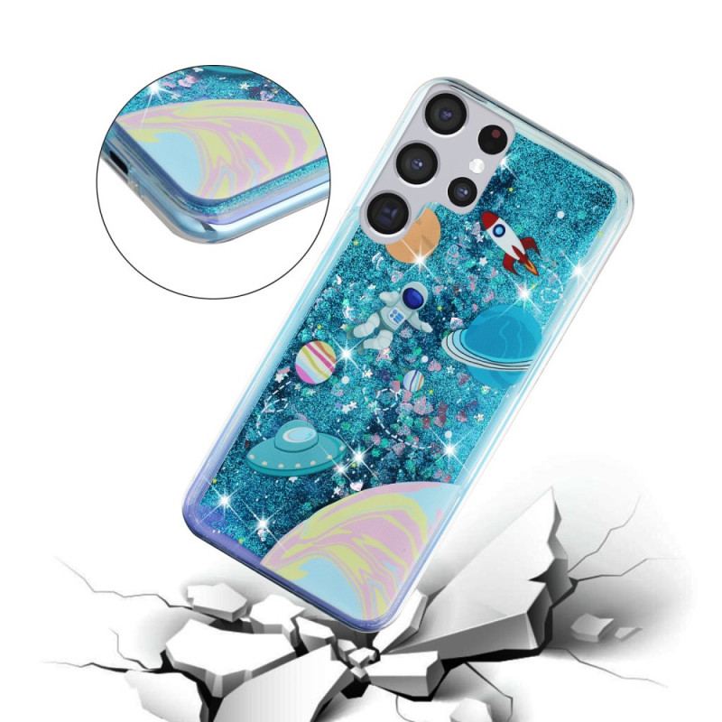 Cover Samsung Galaxy S22 Ultra 5G Space Pailletter