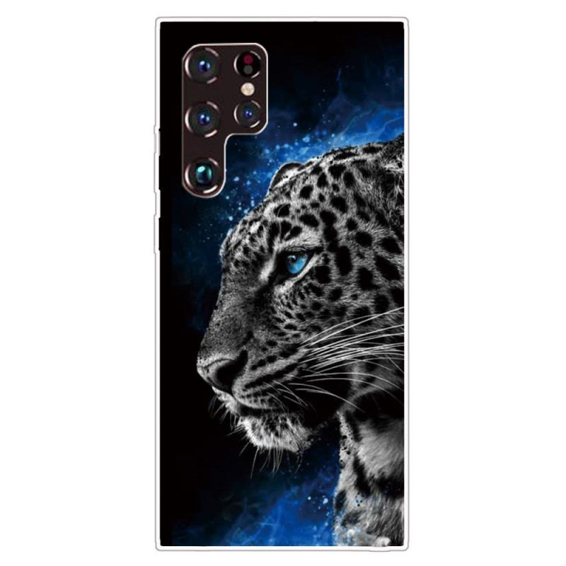 Cover Samsung Galaxy S22 Ultra 5G Tiger Ansigt