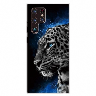 Cover Samsung Galaxy S22 Ultra 5G Tiger Ansigt