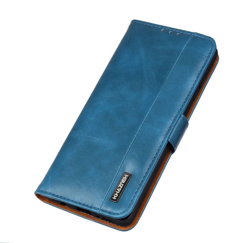 Flip Cover Samsung Galaxy S22 Ultra 5G Imiteret Læder Elegance Khazneh