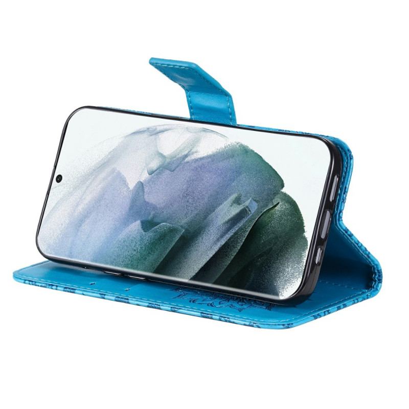 Flip Cover Samsung Galaxy S22 Ultra 5G Solblomst