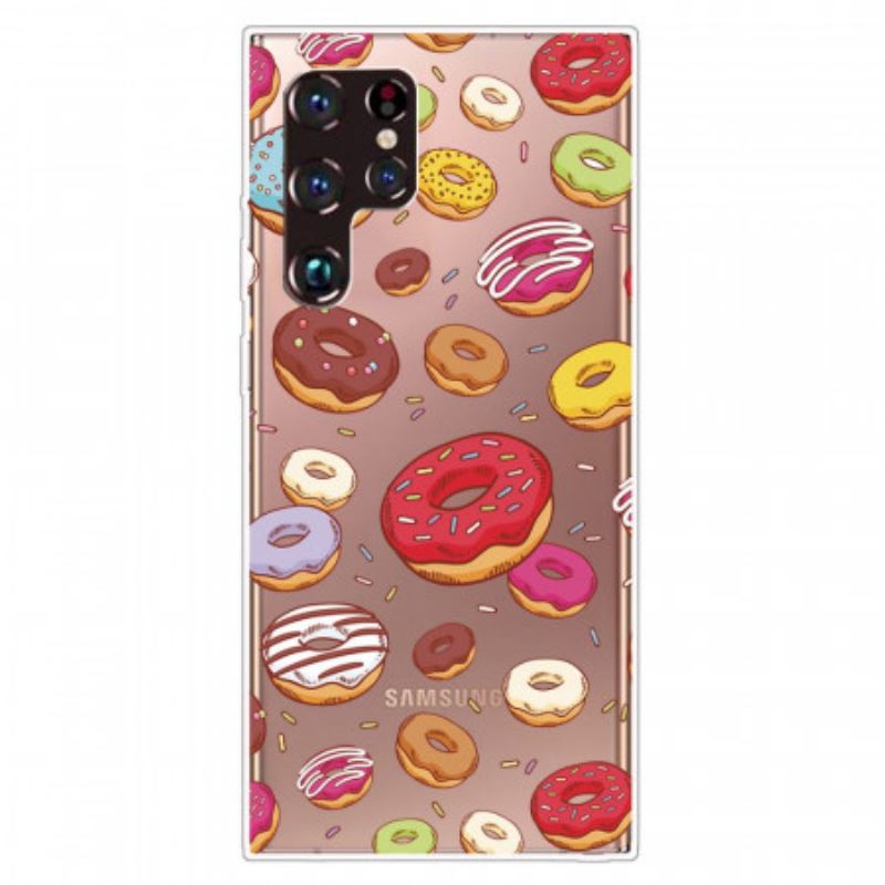 Mobilcover Samsung Galaxy S22 Ultra 5G Elsker Donuts