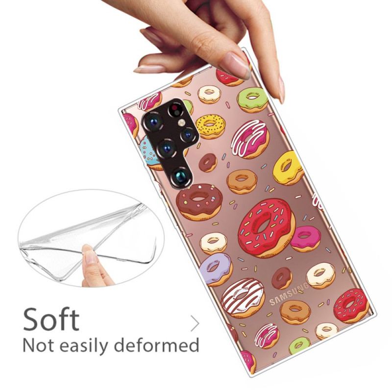 Mobilcover Samsung Galaxy S22 Ultra 5G Elsker Donuts