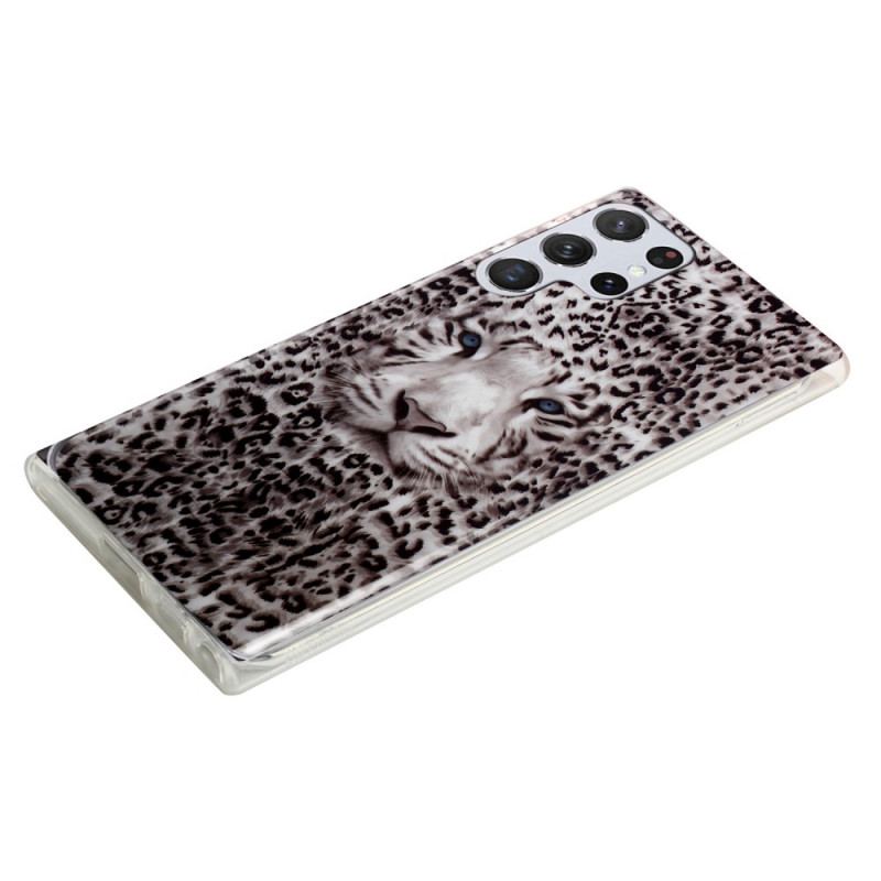 Mobilcover Samsung Galaxy S22 Ultra 5G Leopard Fluorescerende