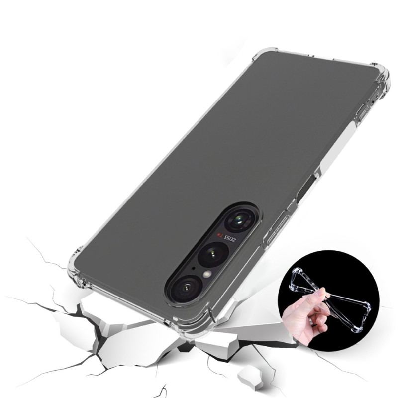 Cover Sony Xperia 1 Vi Gennemsigtige Forstærkede Hjørner