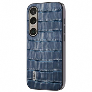 Cover Sony Xperia 1 Vi Telefon Etui Krokodilletekstur Abeel