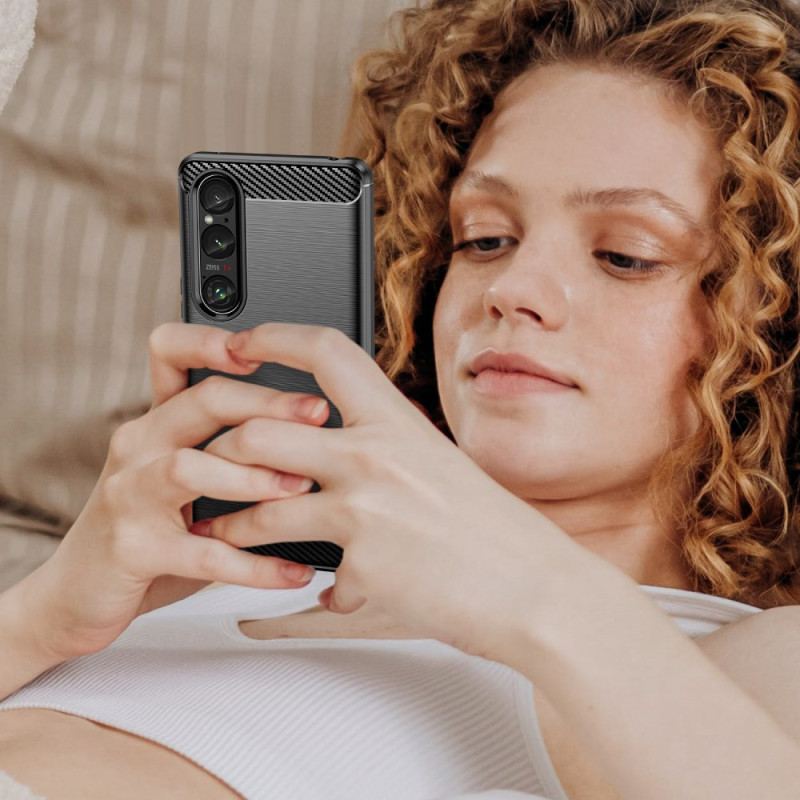 Cover Til Sony Xperia 1 Vi Børstet Kulfiber