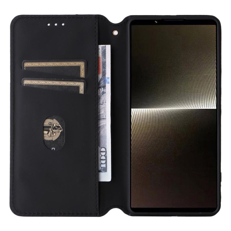 Flip Cover Sony Xperia 1 Vi 3d Diamantmønster