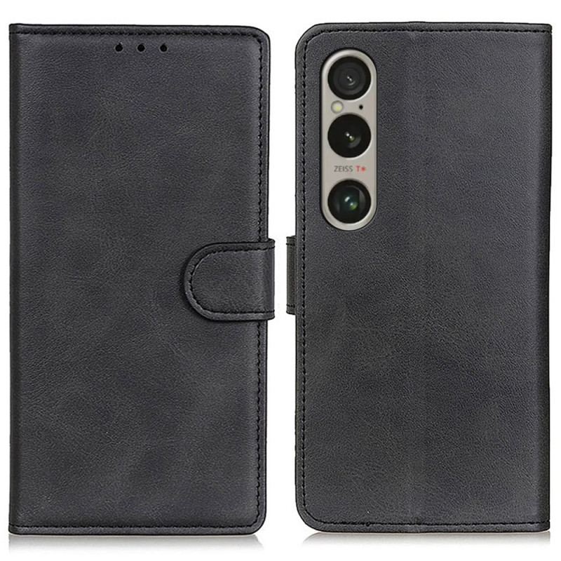 Flip Cover Sony Xperia 1 Vi Mat Kunstlæder