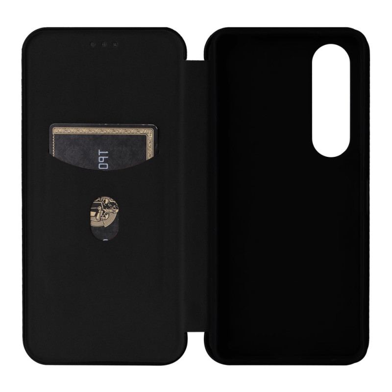 Flip Cover Til Sony Xperia 1 Vi Kulfiber