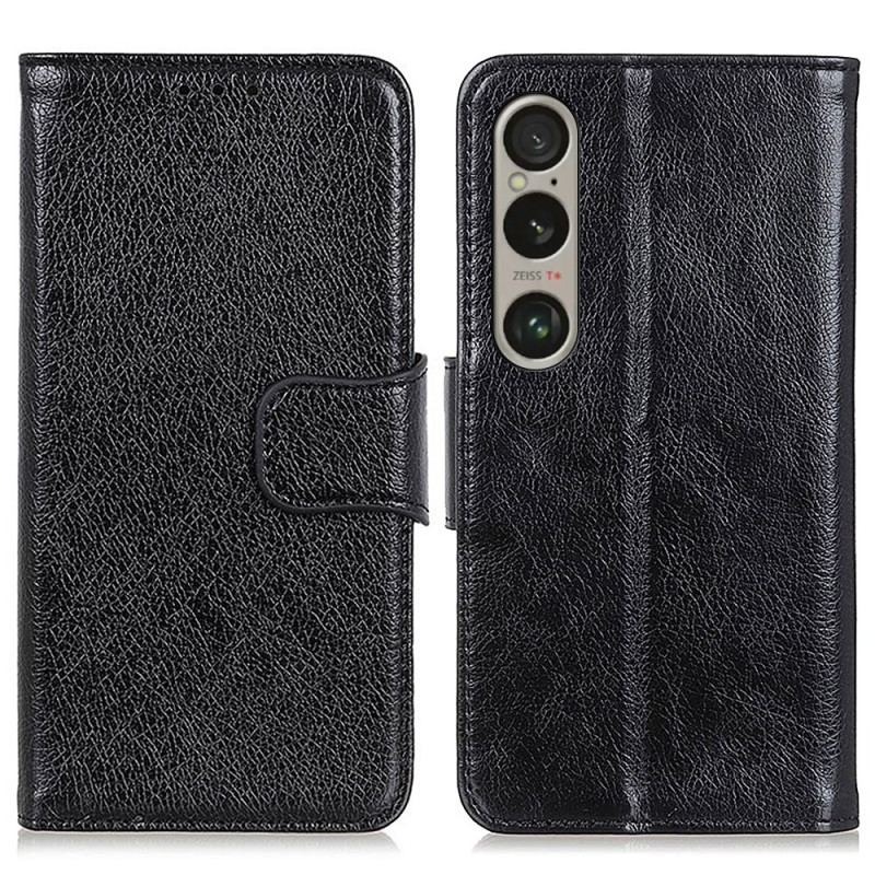 Læder Cover Sony Xperia 1 Vi Telefon Etui Nappa Tekstur