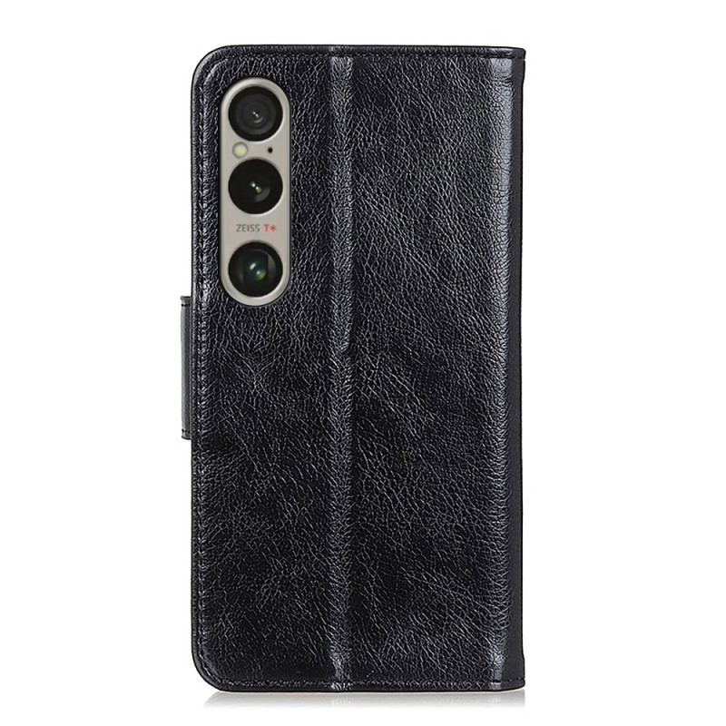 Læder Cover Sony Xperia 1 Vi Telefon Etui Nappa Tekstur