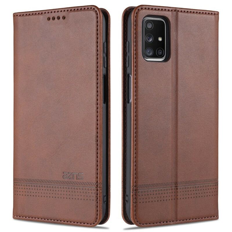 Cover Samsung Galaxy M51 Flip Cover Azns Læderstyling