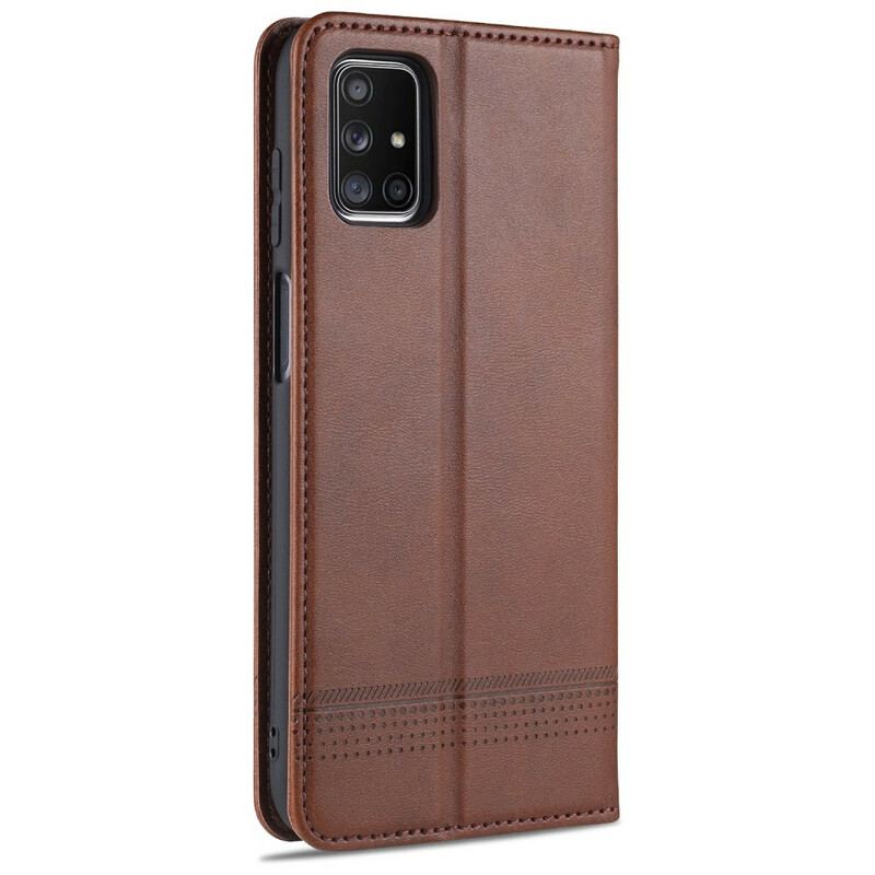 Cover Samsung Galaxy M51 Flip Cover Azns Læderstyling