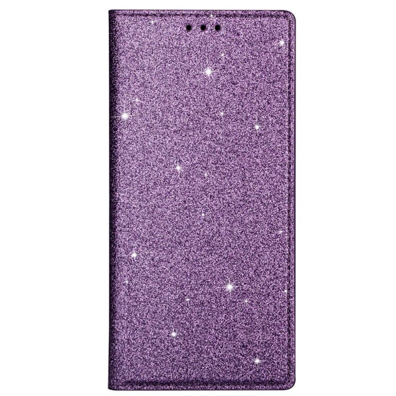 Cover Samsung Galaxy M51 Flip Cover Sequin Stil