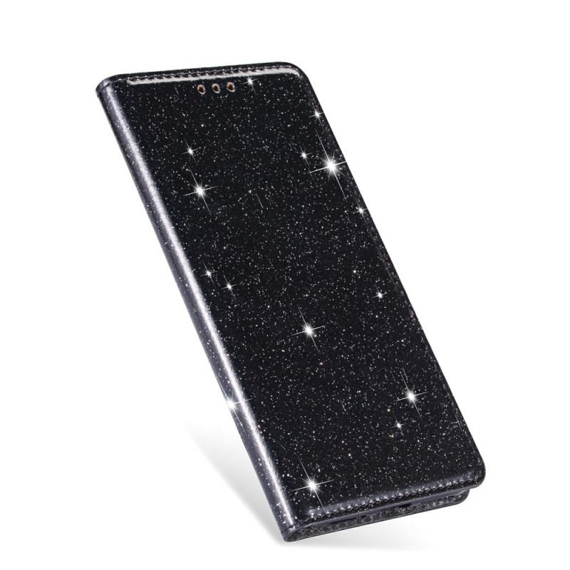 Cover Samsung Galaxy M51 Flip Cover Sequin Stil