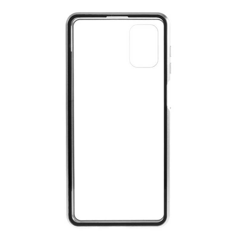 Cover Samsung Galaxy M51 Metalkanter Og Hærdet Glas